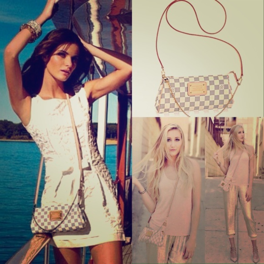 Louis Vuitton Damier Azur Eva Crossbody